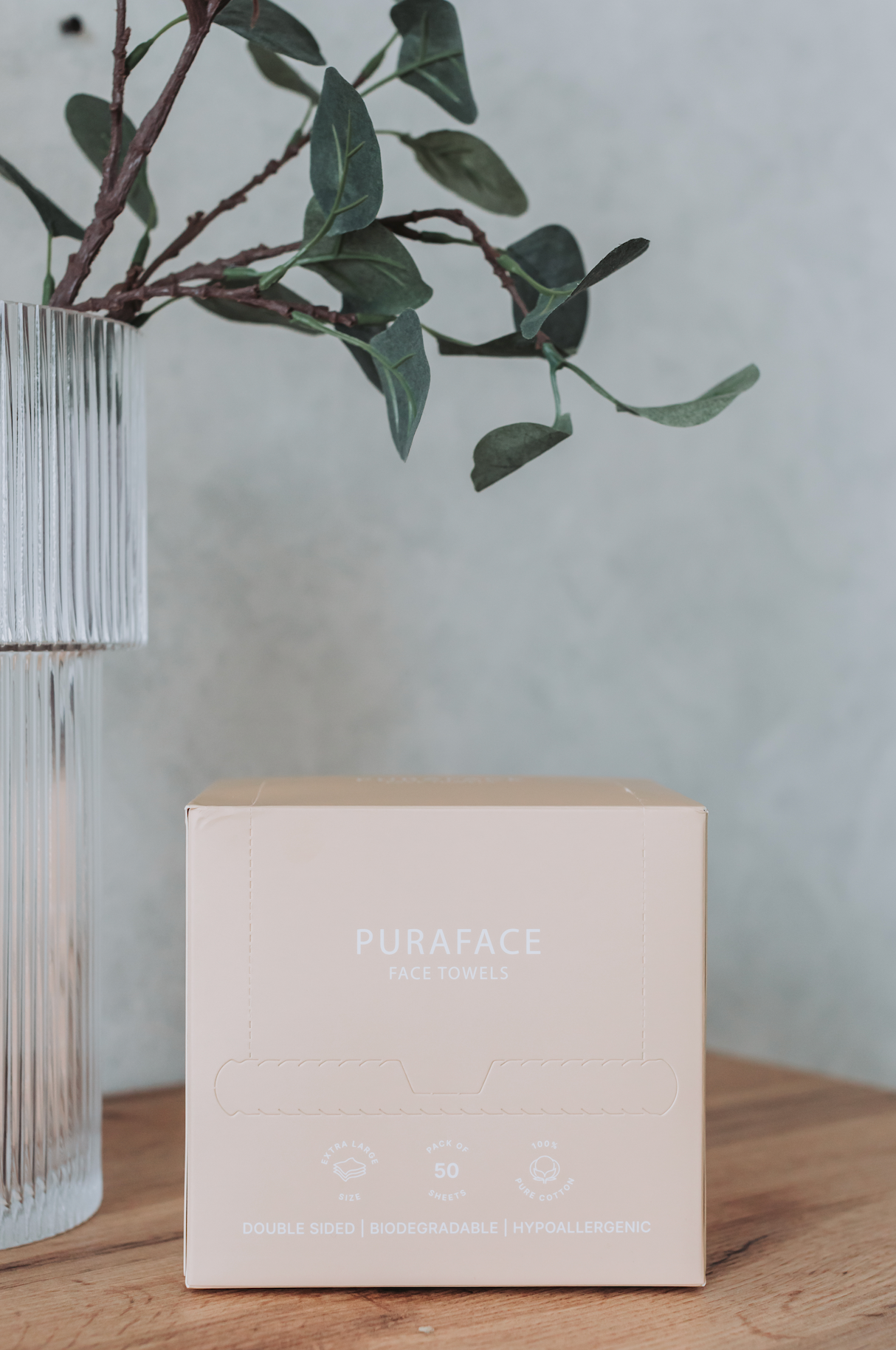 Puraface - 100% Cotton Disposable Face Towels